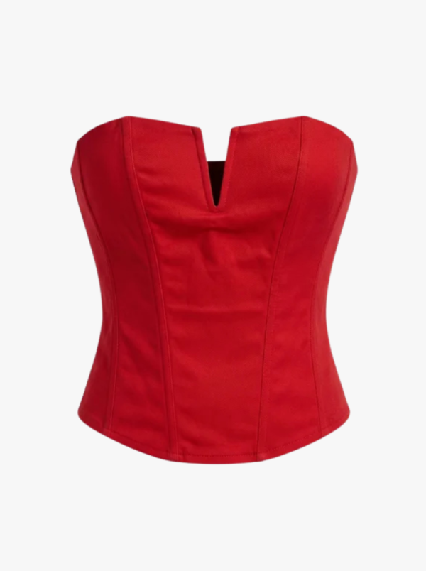 1-rojo Corset